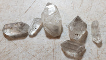 Load image into Gallery viewer, Tibetan Herkimer Quartz Crystals Set of 6 Stones for Jewelry or Metaphysical YTXL1
