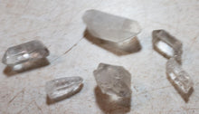 Load image into Gallery viewer, Tibetan Herkimer Quartz Crystals Set of 6 Stones for Jewelry or Metaphysical YTXL1
