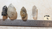 Load image into Gallery viewer, Tibetan Herkimer Quartz Crystals Set of 4 Stones for Jewelry or Metaphysical YTXL2
