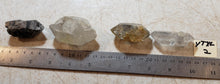 Load image into Gallery viewer, Tibetan Herkimer Quartz Crystals Set of 4 Stones for Jewelry or Metaphysical YTXL2
