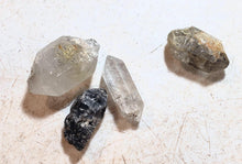 Load image into Gallery viewer, Tibetan Herkimer Quartz Crystals Set of 4 Stones for Jewelry or Metaphysical YTXL2
