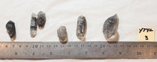 Load image into Gallery viewer, Tibetan Herkimer Quartz Crystals Set of 6 Stones for Jewelry or Metaphysical YTXL3
