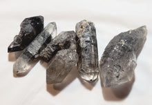 Load image into Gallery viewer, Tibetan Herkimer Quartz Crystals Set of 6 Stones for Jewelry or Metaphysical YTXL3
