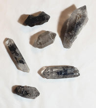 Load image into Gallery viewer, Tibetan Herkimer Quartz Crystals Set of 6 Stones for Jewelry or Metaphysical YTXL3
