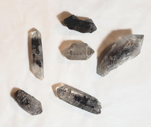 Load image into Gallery viewer, Tibetan Herkimer Quartz Crystals Set of 6 Stones for Jewelry or Metaphysical YTXL3
