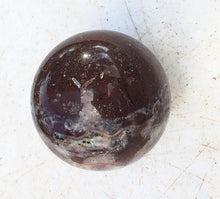Load image into Gallery viewer, Radiating Quartz w some Chalcopyrite 54mm Sphere for Home Decor or Gift 5238
