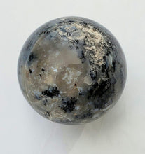 Load image into Gallery viewer, Amethyst Sage Agate 50mm Sphere for Home Decor or Unique Gift 5251
