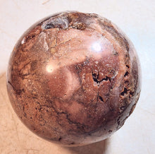 Load image into Gallery viewer, AZ Red Jasper w Crystal Vugs 152mm Sphere for Collection or Home Decor 5266
