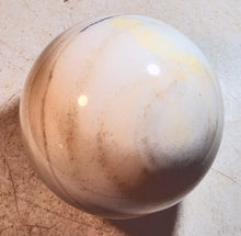 Load image into Gallery viewer, Aguila White Marble 152mm Large Sphere for Collection or Home Decor or Gift 5254
