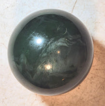 Load image into Gallery viewer, Yukon Jade Deep Green Jade 82mm Sphere for Home Decor or Unique Gift 5259

