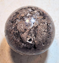 Load image into Gallery viewer, Fluorescent Calcite Fluorite Big Horn AZ 70mm Sphere for Collection or Gift 5292
