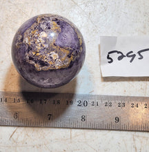 Load image into Gallery viewer, Fluorite from Bolivia 50mm Sphere for Home or Office Decor or Holiday Gift 5295
