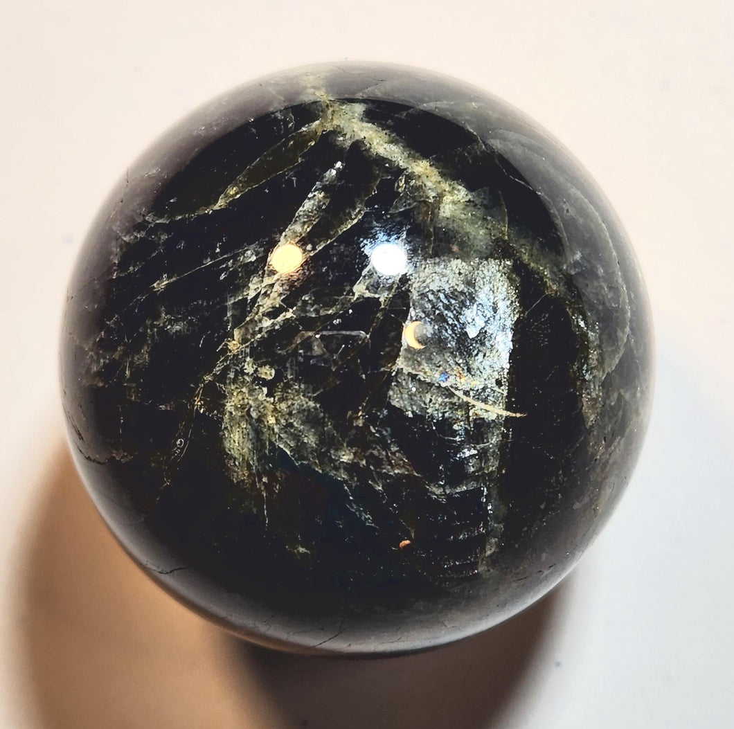Labradorite Upstate NY 54mm Sphere for Holiday Gift Home Decor 5341