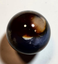 Load image into Gallery viewer, Purple Indonesian Agate 41mm Sphere for Holiday or Christmas Gift or Decor 5346
