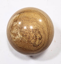 Load image into Gallery viewer, Picture Jasper Large 89mm Sphere Home Office Stone Interior Decor or Gift 5382
