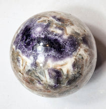 Load image into Gallery viewer, Amethyst 101mm Large Sphere for Home or Office Decor Metaphysical or Gift 5421
