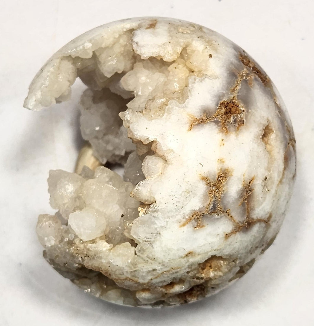 Crystal Geode 82mm Sphere for Home or Office Decor Unique Gift or Healing 5416