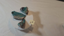 Load and play video in Gallery viewer, Chrysocolla and Malachite in Matrix 3 Cut Specimens or Cutting Rough T2
