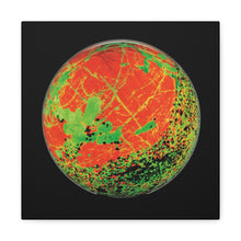 Load image into Gallery viewer, Endless Circle Sterling Hill Fluorescent Sphere Canvas Print

