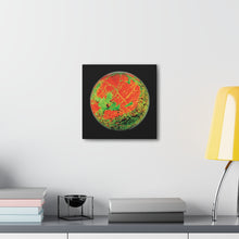 Load image into Gallery viewer, Endless Circle Sterling Hill Fluorescent Sphere Canvas Print
