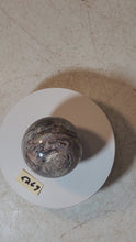Load and play video in Gallery viewer, Amethyst Lace w Fluorite Galena &amp; Druse Vugs 60mm Sphere Office Home Decor 5269
