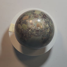 Load and play video in Gallery viewer, Puddingstone Brenda AZ Jasper 89mm Large Sphere Home Decor Unique Gift 5335
