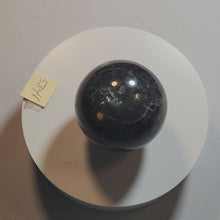 Load and play video in Gallery viewer, Labradorite Upstate NY 54mm Sphere for Holiday Gift Home Decor 5341
